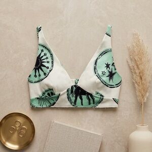 Zara Printed Crop Top